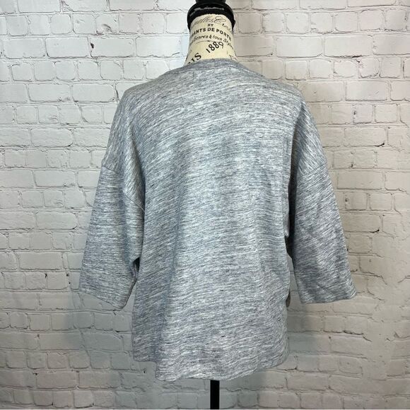 Derek Lam 10c Athleta 2 N 1 City Sweatshirt Heather Gray Womens Size Medium - Picture 5 of 11